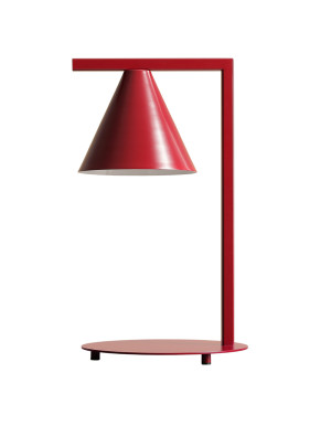 Stolní lampa ALDEX červené víno kov E14 40 cm 1108B15