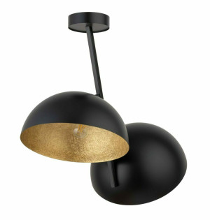 Stropní svítidlo Sigma Sfera 35 černá/zlatá 32495
