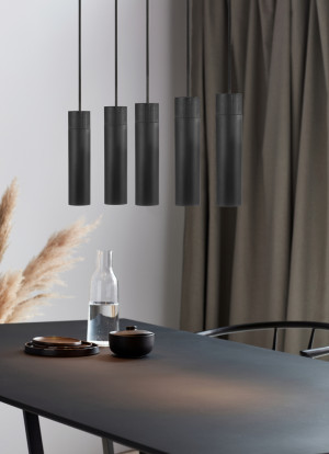 Závěsná lampa Tilo 5 černá Nordlux
