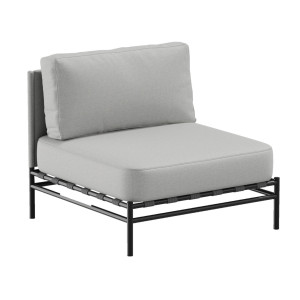 Zahradní pohovka DANDY, SIT SIT Outdoor, šedá, nerezová ocel