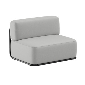 Zahradní pohovka SIT SIT Outdoor STRAW šedá 102 cm