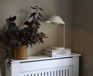 FREYA stolní lampa Nordlux E14 40W kovová béžová