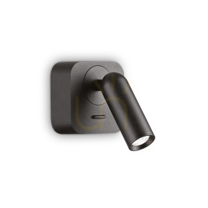 Nástěnné svítidlo Ideal Lux Bean AP Square Nero černé LED 3W 260655