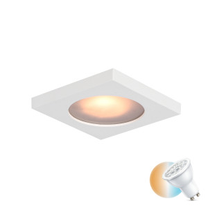 Zápustné svítidlo Italux Antar GU10 bílé IP44 DL-26385S-GU10-WH