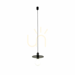 Závěsné svítidlo Antigo Ikeda černé 1x E27 18 cm 7982