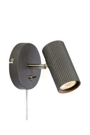 Nástěnné svítidlo Markslöjd Costilla 108467 tmavě šedé 14 cm LED 7W
