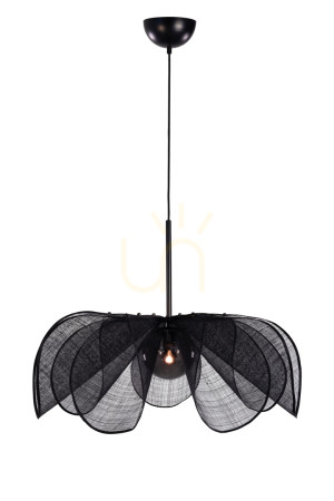 Závěsné světlo Markslojd STYRKA 75 cm černé kouřové 108662