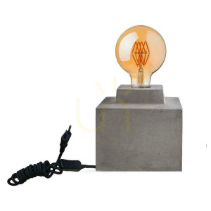 Stolní svítidlo V-TAC Concrete Cube fi160mm VT-7160 Záruka 5 let