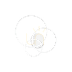 Plafon Ideallux Frame Cerchio Bianco LED 41W 2700K bílý 341309