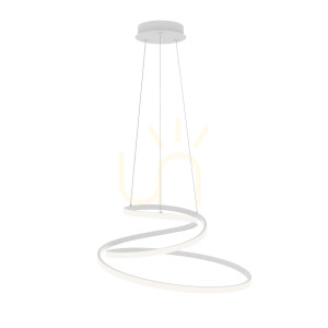 Závěsné LED svítidlo Italux Lorila bílé 60 cm PND-2168-M-WH