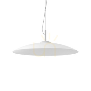 Závěsná lampa Ideal Lux Eclipse bílá Ø60 cm GX53 338767