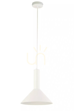 Závěsné svítidlo Sigma Vitrum kužel bílé E27 26 cm 40814
