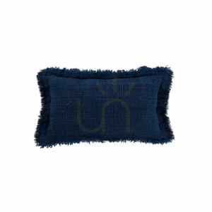 Povlak na polštář Azure Fringe Indian Blue 30x50 cm