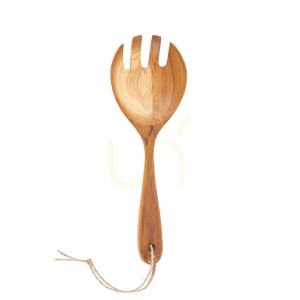 Salátová vidlička přírodní teak root collection 26 cm