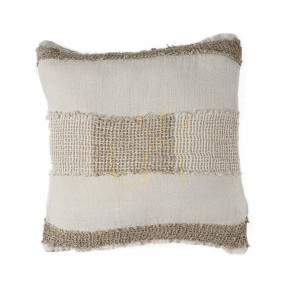 Povlak na polštář The Linen Threads White Natural 50x50 cm