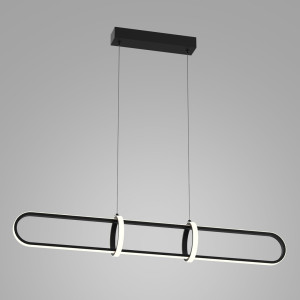 Závěsné LED svítidlo Italux Cerrila černé matné PND-29772750-1A-BK