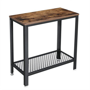 Industrial furniture console rustic brown LET31BX