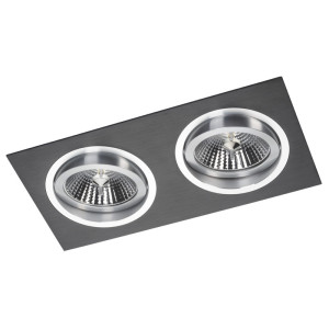 Dual Alcazar Black Downlight with Chrome 142.BC