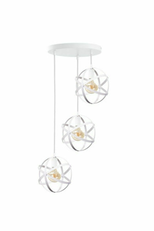 Hanging lamp 3xE27 POLA WHITE