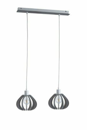 Hanging lamp 2xE27 NICOLETA GRAY 834