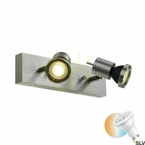 Recessed Luminaire SLV ASTO 2 Aluminum GU10 75W 147442