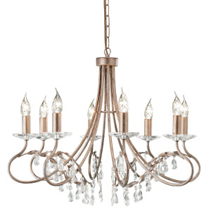 Christina 8 Light Chandelier Elstead