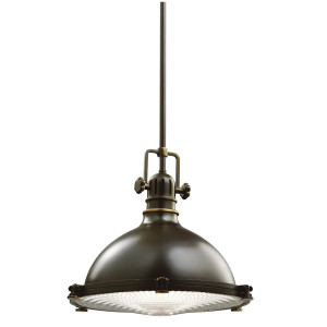 Hatteras Bay 1 Light Medium Pendant Lamp - Olde Bronze Elstead