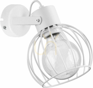Sigma Wall Lamp Luto Koło White E27 60W 31171