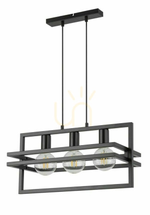 Sigma Merci 3 Black Pendant Light 32394