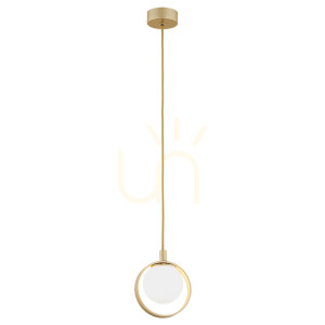ARGON Saturnia Pendant Lamp Opal Matte Gold G9 8257
