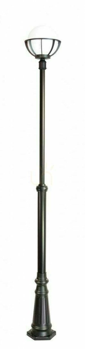 Outdoor Pole Light SU-MA Kule Black Cast Aluminum OGMWN 1 KPO 250