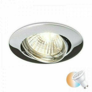 Recessed luminaire Topic R Directional Chrome 230 V Gu10 50 W.