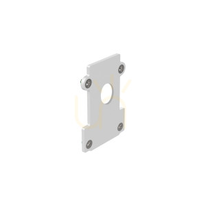 End Cap Ideallux EGO Recessed White Aluminum 282695