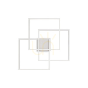 Plafon sufitowy Ideal Lux Frame Quadrato LED 33W 3000K biały 230702
