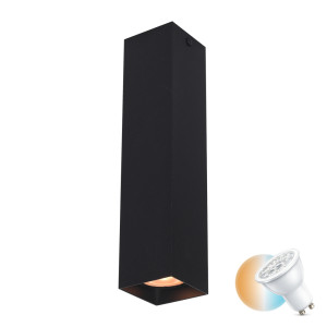 Italux Ander Surface Mounted Lamp Black GU10 Aluminum CLN-28394-L-BK