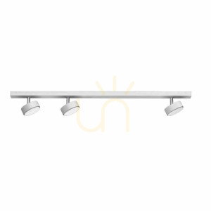 Ceiling Light Antigo System Line Move Drop Line 3 White 100 cm Steel 1026