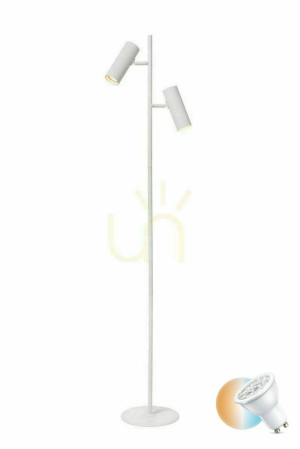 Lucide CLUBS White Aluminum LED Floor Lamp 09739/02/31