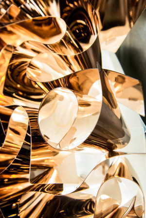 Slamp Veli Suspension Large Copper Pendant Lamp.