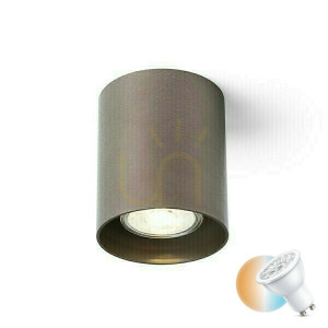 Mantova I Ceiling Downlight Brushed Bronze 230 V Led Gu10 7 W.