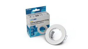 SARA round luminaire fixed white