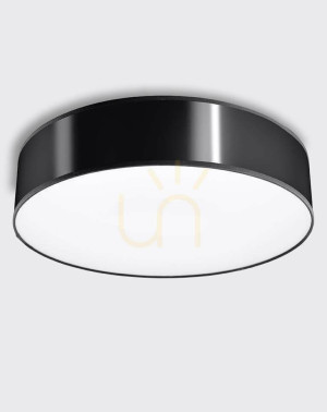 Ceiling lamp ARENA black Sollux
