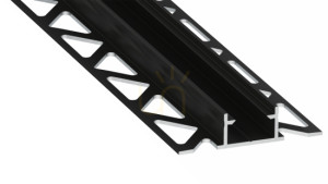 LUMINES profile type NIPO black lacquered 2 m