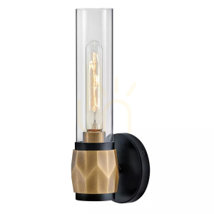 Ellison wall lamp - 1 light source - Black, classic Elstead