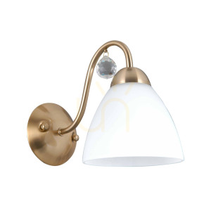 Italux Wall Sconce White Chrome E27 24 cm WL-5643-1-HBR