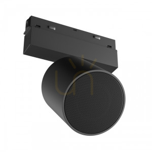 Black Bluetooth 5.4 speaker for 48V magnetic rail