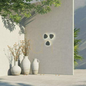 Outdoor Wall Light LED 9W Graphite Zambelis IP65 Aluminium 3000K