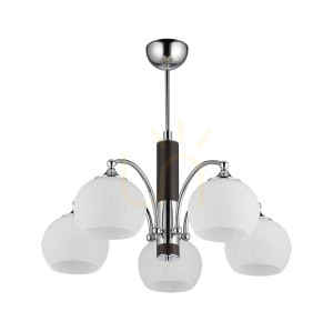 LARGO Chandelier Chrome 5xE27/15W