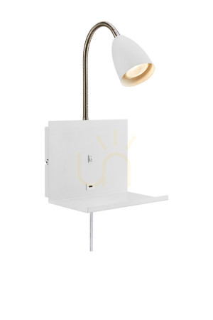 Wall Light Markslojd Cuarto White 108856