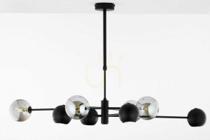 MOKA Chandelier Black G9/GU10 JUPITER