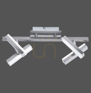 RICO Plafond 11277-55 Silver 4xLED